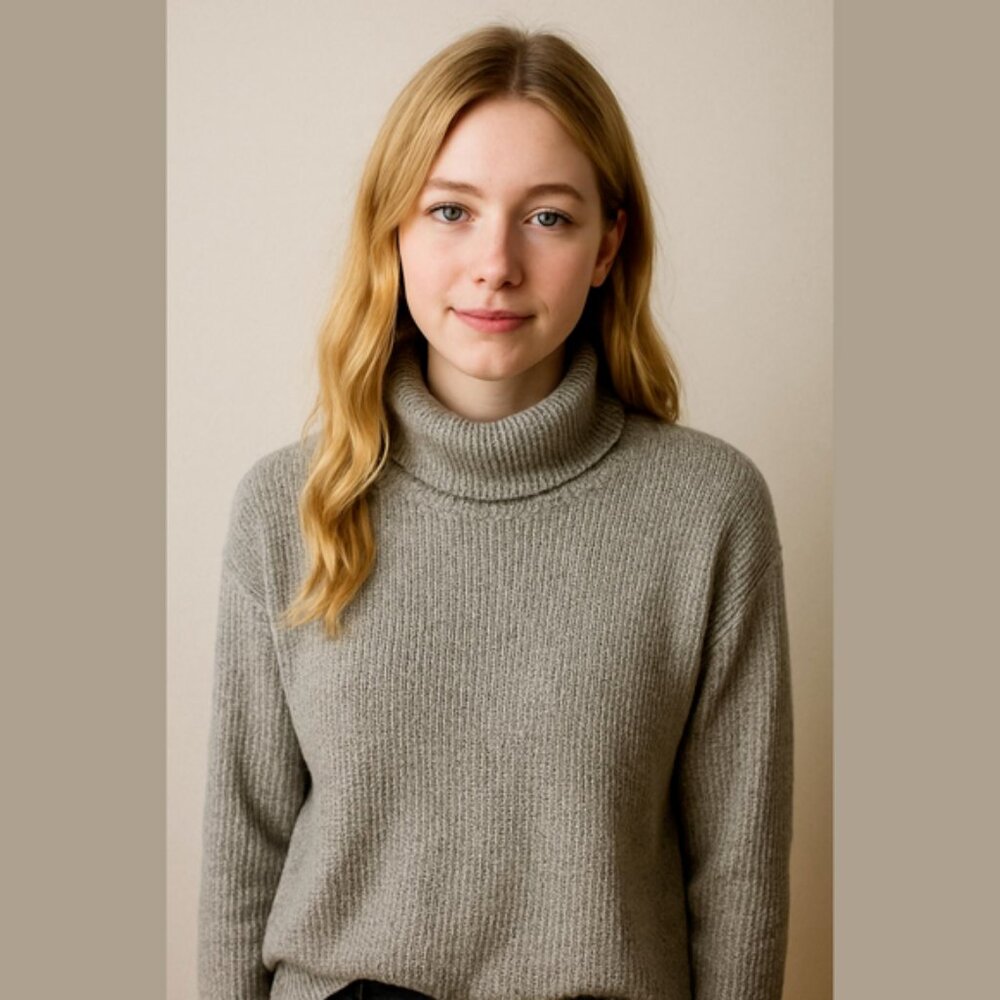 Aerie Grey Ribbed Turtleneck Size Small